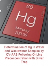 Determination of Hg in Water and Wastewater Samples by CV-AAS Following OnLine Preconcentration with Silver Trap